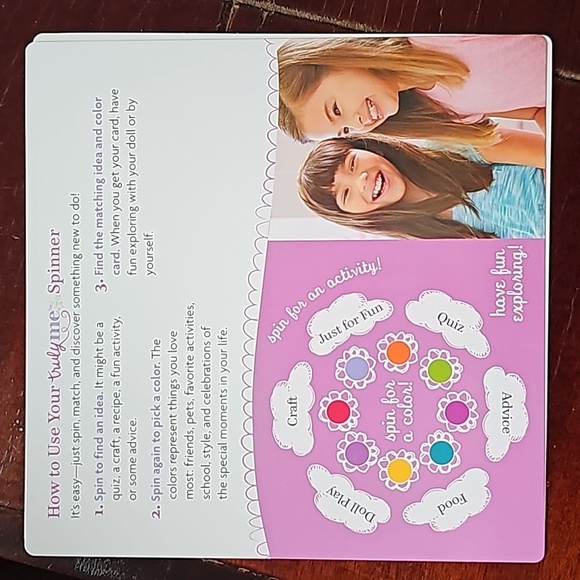 American Girl Truly ME Spinner Activity Set - Picture 3 of 10